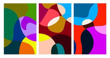 colorful abstract psychedelic liquid and fluid background pattern vector