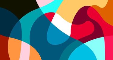 Colorful abstract fluid and psychedelic flat background for summer holiday party vector