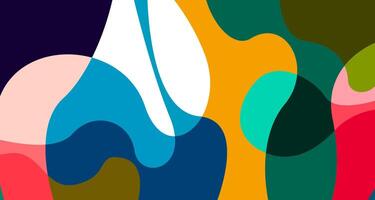 Colorful abstract fluid and psychedelic flat background for summer holiday party vector