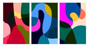 colorful abstract psychedelic liquid and fluid background pattern vector