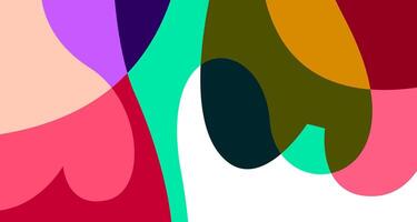 Colorful abstract fluid and psychedelic flat background for summer holiday party vector