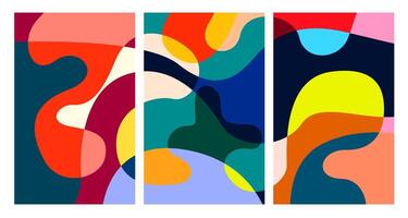 colorful abstract psychedelic liquid and fluid background pattern vector