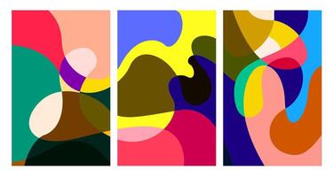 colorful abstract psychedelic liquid and fluid background pattern vector