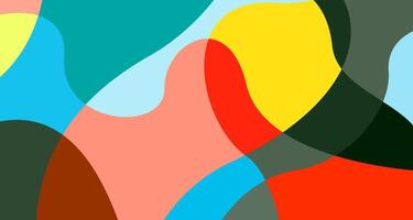 Colorful abstract fluid and psychedelic flat background for summer holiday party vector