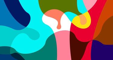 Colorful abstract fluid and psychedelic flat background for summer holiday party vector
