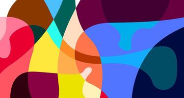 Colorful abstract fluid and psychedelic flat background for summer holiday party vector