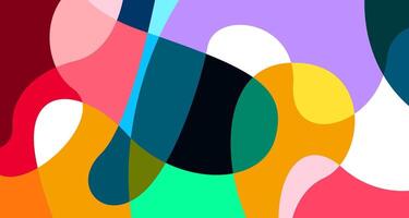 Colorful abstract fluid and psychedelic flat background for summer holiday party vector