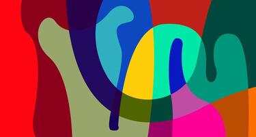 Colorful abstract fluid and psychedelic flat background for summer holiday party vector