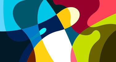 Colorful abstract fluid and psychedelic flat background for summer holiday party vector