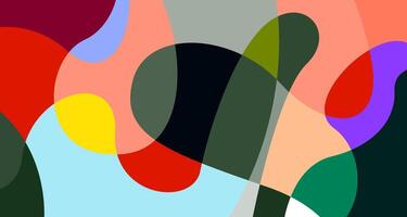 Colorful abstract fluid and psychedelic flat background for summer holiday party vector