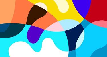 Colorful abstract fluid and psychedelic flat background for summer holiday party vector