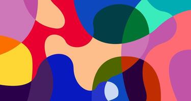 Colorful abstract fluid and psychedelic flat background for summer holiday party vector