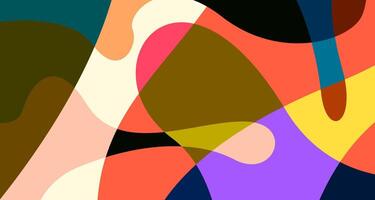 Colorful abstract fluid and psychedelic flat background for summer holiday party vector