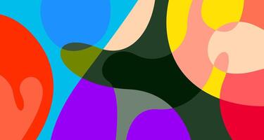 Colorful abstract fluid and psychedelic flat background for summer holiday party vector