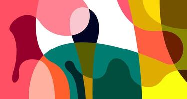 Colorful abstract fluid and psychedelic flat background for summer holiday party vector
