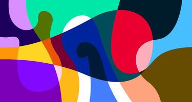 Colorful abstract fluid and psychedelic flat background for summer holiday party vector