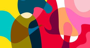 Colorful abstract fluid and psychedelic flat background for summer holiday party vector