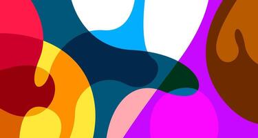 Colorful abstract fluid and psychedelic flat background for summer holiday party vector
