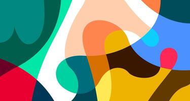 Colorful abstract fluid and psychedelic flat background for summer holiday party vector