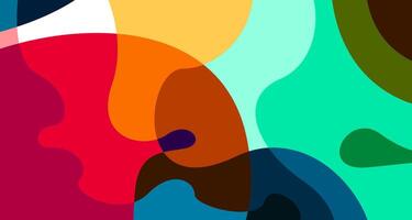 Colorful abstract fluid and psychedelic flat background for summer holiday party vector