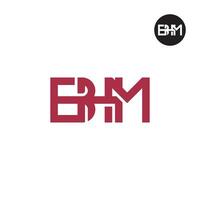 BHM Logo Letter Monogram Design vector