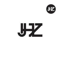 JHZ Logo Letter Monogram Design vector