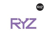 RYZ Logo Letter Monogram Design vector
