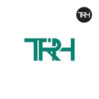 TRH Logo Letter Monogram Design vector