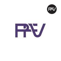 PFV Logo Letter Monogram Design vector