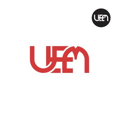 UEM Logo Letter Monogram Design