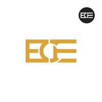 ECE Logo Letter Monogram Design vector