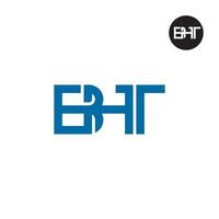 BHT Logo Letter Monogram Design vector