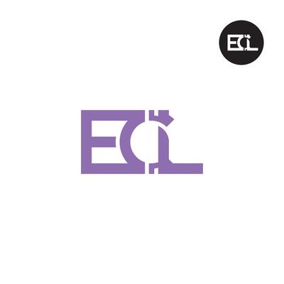 ECL Logo Letter Monogram Design