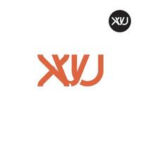 XVU Logo Letter Monogram Design vector