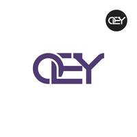OEY Logo Letter Monogram Design vector