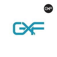 GXF Logo Letter Monogram Design vector