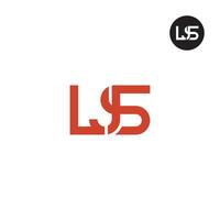 LJS Logo Letter Monogram Design vector