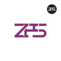 ZFS Logo Letter Monogram Design vector