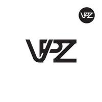 VPZ Logo Letter Monogram Design vector