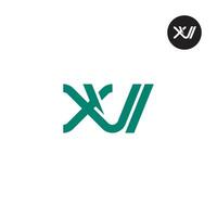 XVI Logo Letter Monogram Design vector