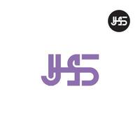 JHS Logo Letter Monogram Design vector