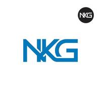 NKG Logo Letter Monogram Design vector