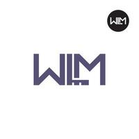 WLM Logo Letter Monogram Design vector