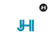JHI Logo Letter Monogram Design vector