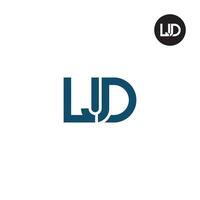 LJD Logo Letter Monogram Design vector