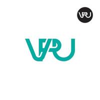 VPU Logo Letter Monogram Design vector