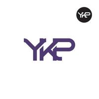 YKP Logo Letter Monogram Design vector