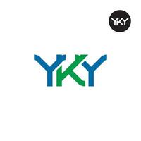 YKY Logo Letter Monogram Design vector