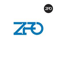 ZFO Logo Letter Monogram Design vector