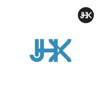 JHX Logo Letter Monogram Design vector